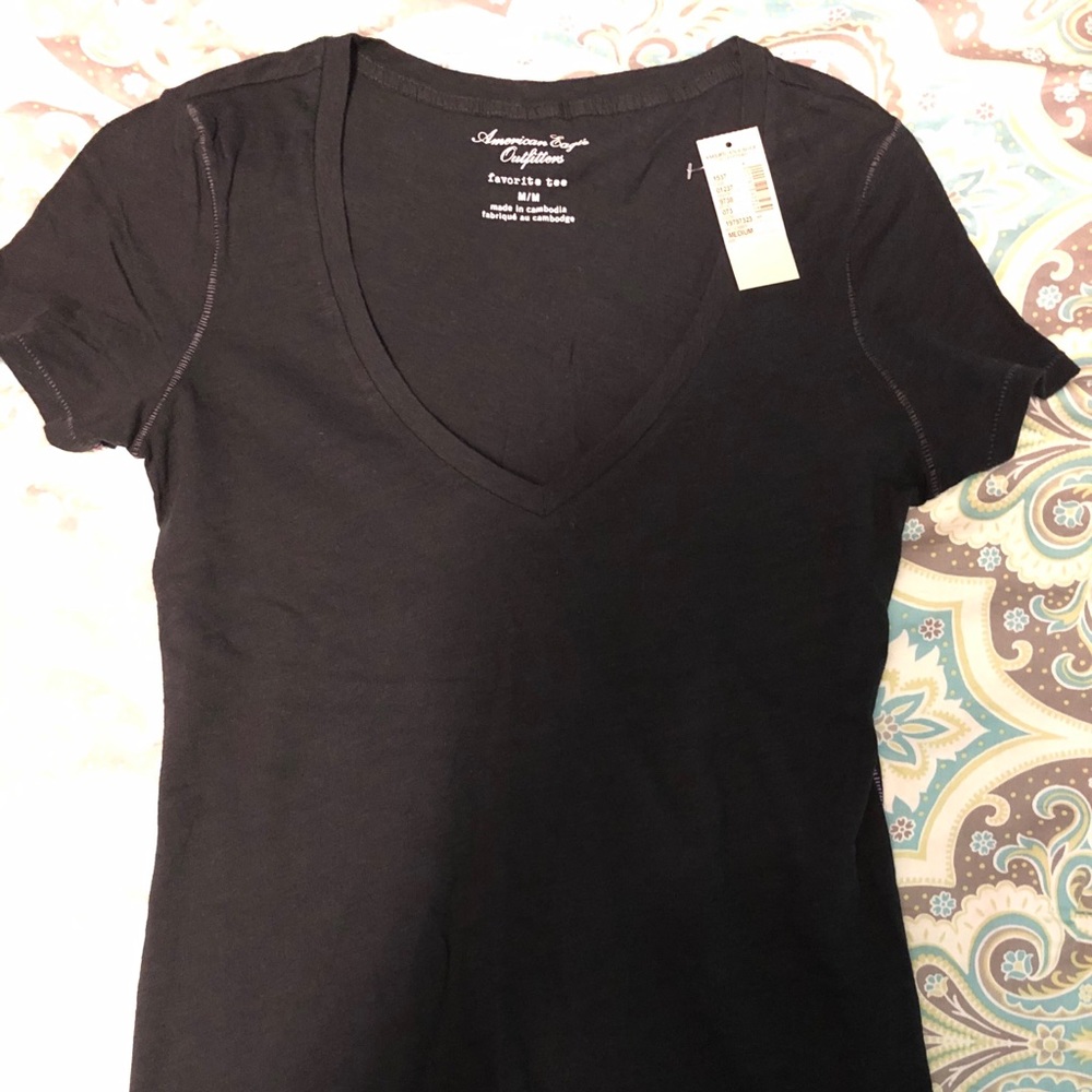 NWT American Eagle Black Tee